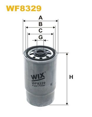 WIX FILTERS Polttoainesuodatin WF8329